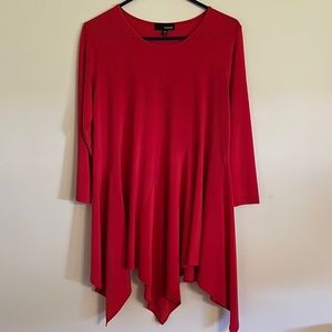 Sun Kim A-lined Handkerchief dress top women’s size small